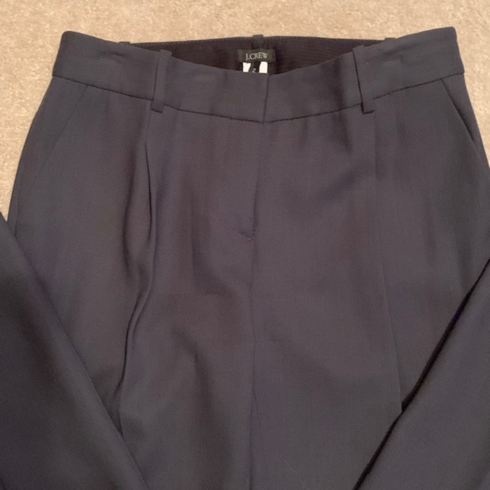 J.Crew $138 Martie Trouser in Wool Crepe - Picture 4 of 8